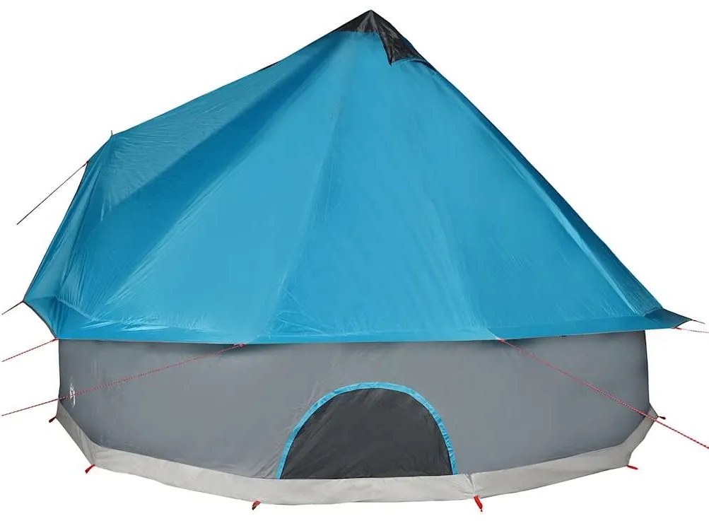 Tenda familiar tipi para 6 pessoas impermeável azul