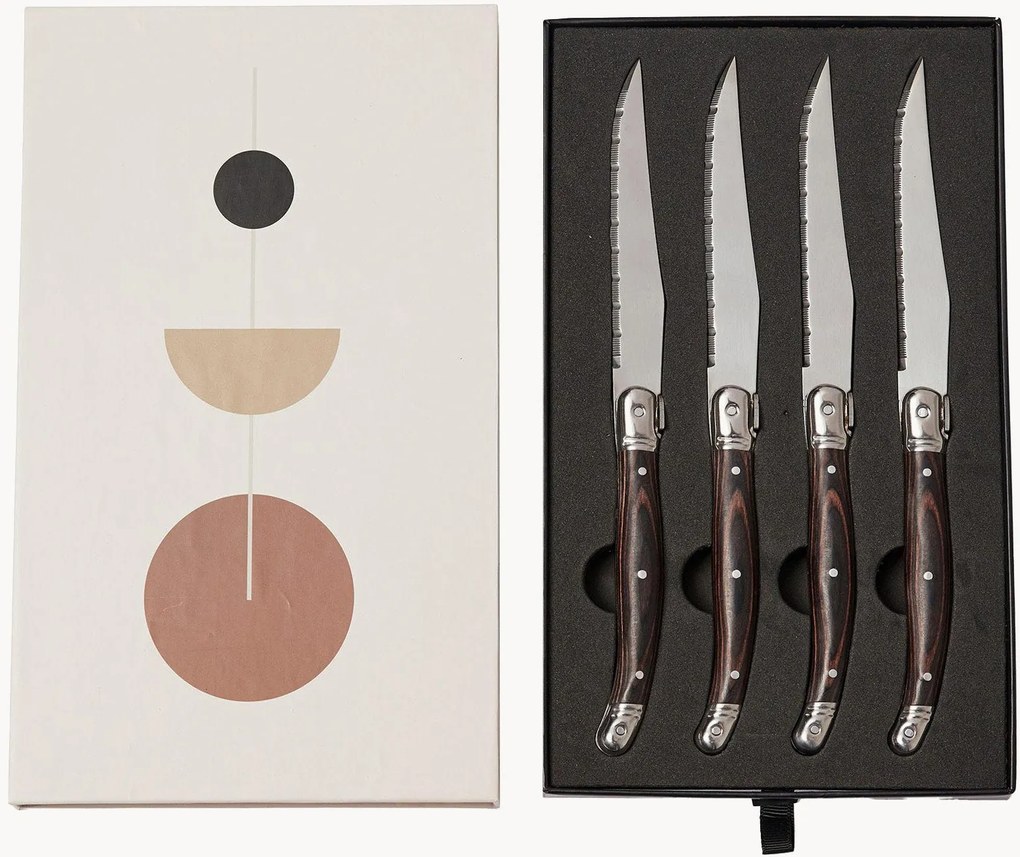 Facas de carne Gigaro, conjunto de 4