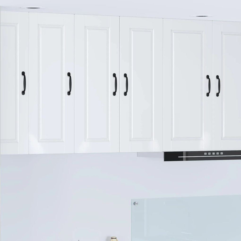 vidaXL Armário de Cozinha com porta Branco Brilhante 30 x 31 x 80 cm