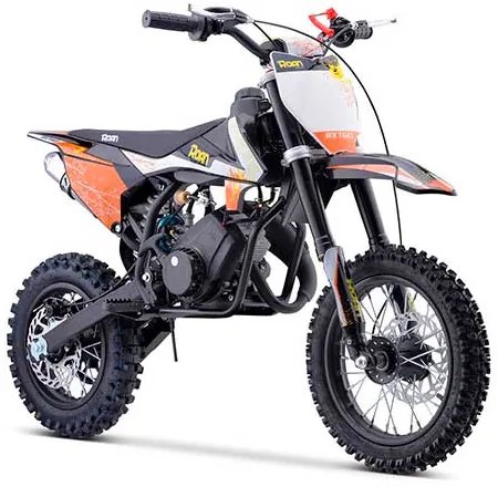 MINI MOTO PARA CRIANÇAS MINICROSS gasolina 60cc Roan RXT 12"/10" Laranja
