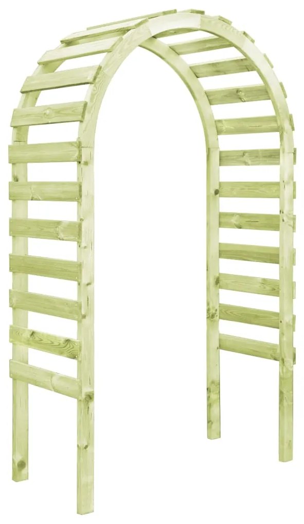 vidaXL Pérgola de jardim 130x60x230 cm madeira de pinho impregnada