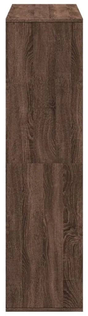 Estante 100x33x125,5 cm derivados de madeira carvalho castanho