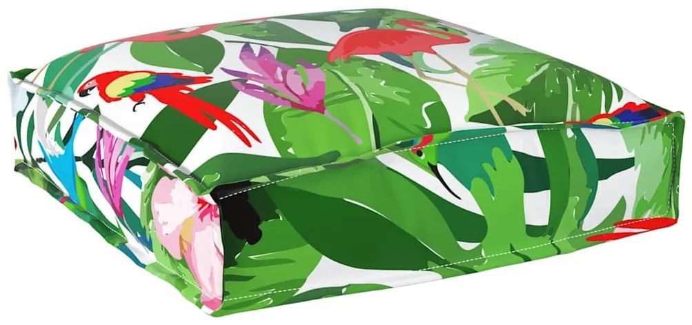Almofadas de Palete para Assento 6 pcs Tropical Jungle 40x40x8 cm Teci
