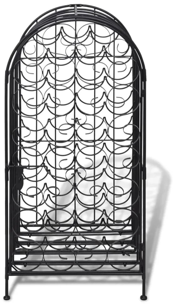 Garrafeira de metal, suporte para 35 garrafas de vinho