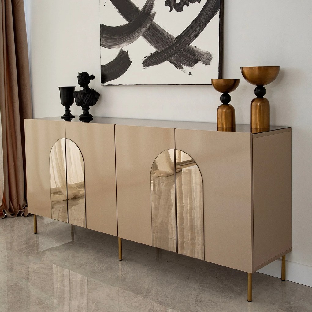 Console Rome – Bronze Gold – 180 cm x 80 cm x 40 cm