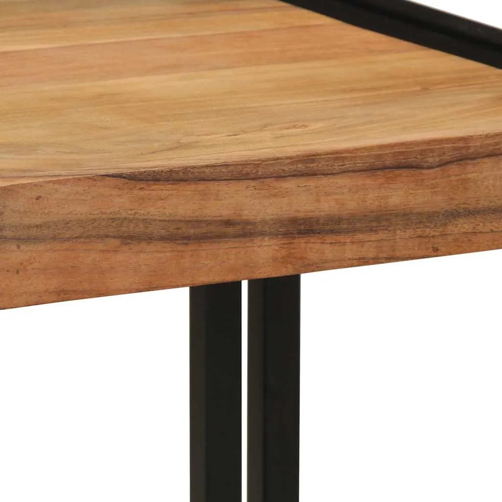 Mesa de centro vidaXL 40x50x38 cm Madeira de acácia