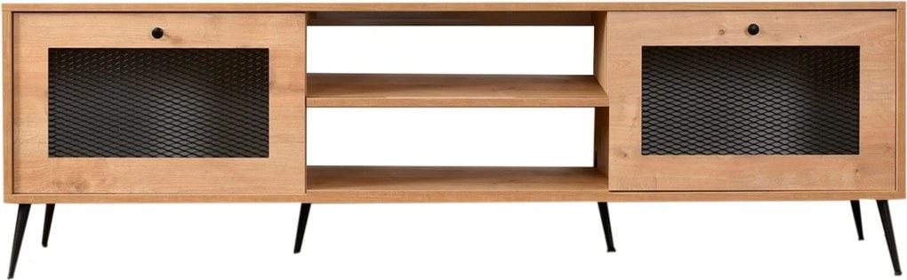 Móvel TV Mavran – Carvalho Preto – 180 cm x 55 cm x 30 cm