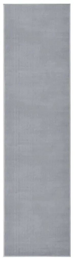 vidaXL Passadeira 60x250 cm polipropileno cinzento