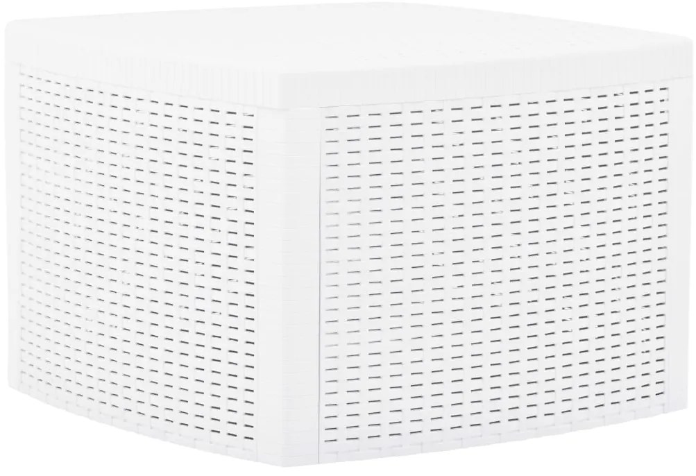 Mesa de apoio 54x54x36,5 cm plástico branco
