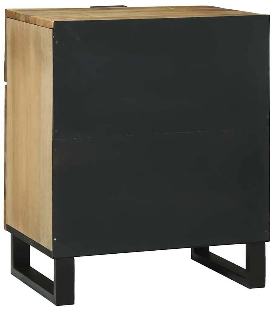 Guarda-roupa de cabeceira 50x33x60 cm em Madeira Sólida de Mangueira