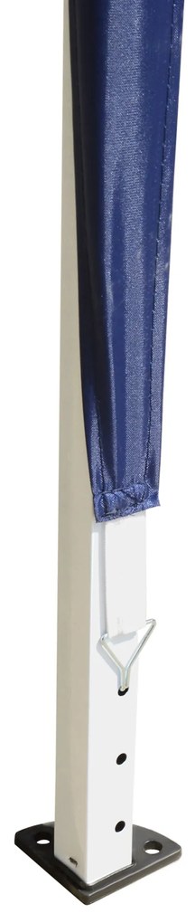 Tenda Dobrável 295x295x255 cm com Bolsa de Transporte Altura Ajustável