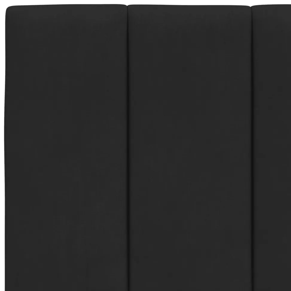 Almofadão de cabeceira 180 cm veludo preto