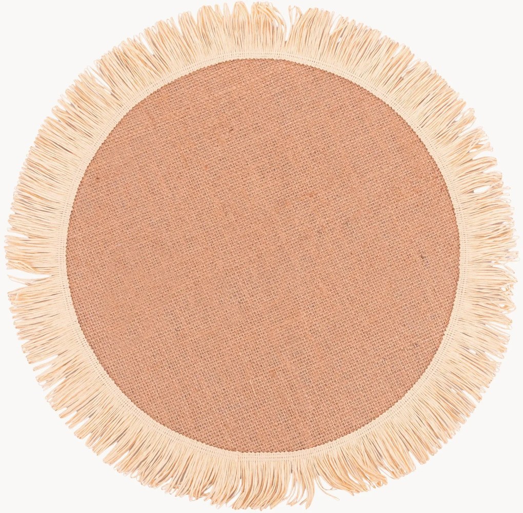 Individuais de mesa em juta Andy, conjunto de 6