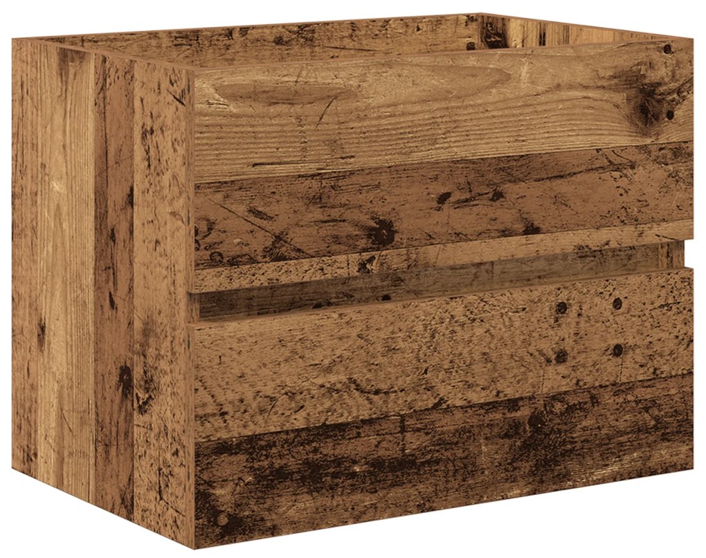 Conjunto de Móveis para Banheiro 2 Peças Madeira Antiga Madeira Ingenh