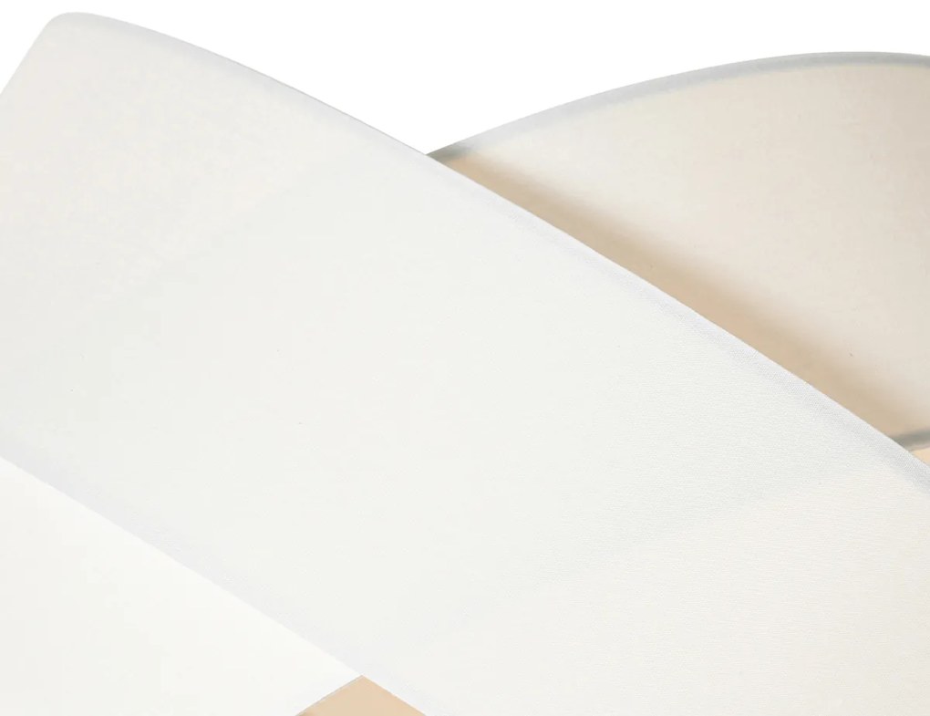 Candeeiro de pé moderno branco - Cloth