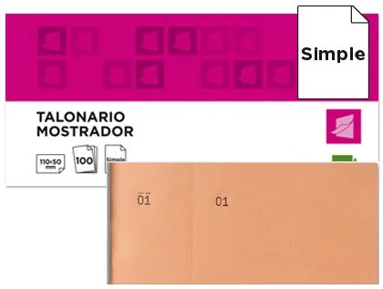 Bloco de Talões 6/4 Laranja