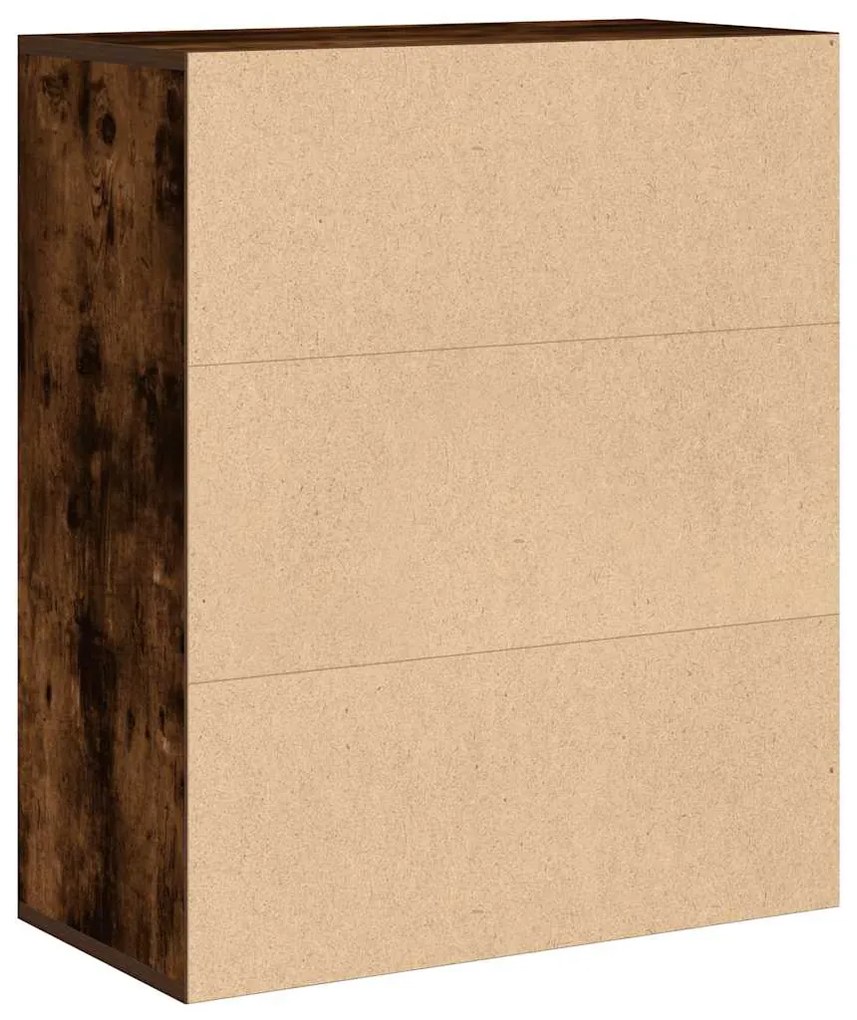 Estante carvalho fumado 60x30x71,5 cm derivados de madeira