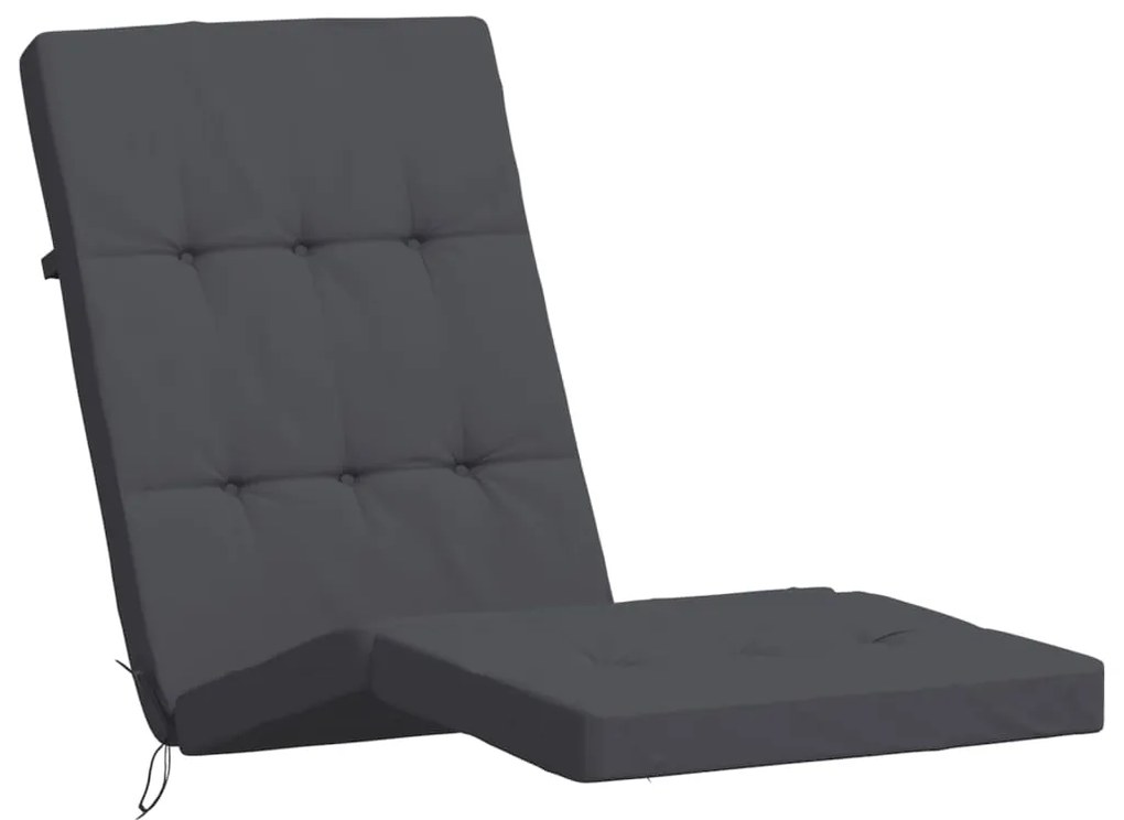 Almofadões p/ cadeira de terraço 2 pcs tecido oxford antracite