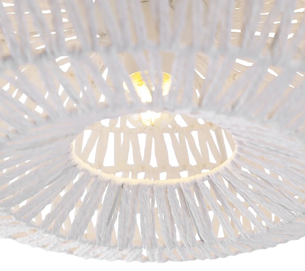 Candeeiro de teto retro inteligente branco com Wifi A60 - Lina