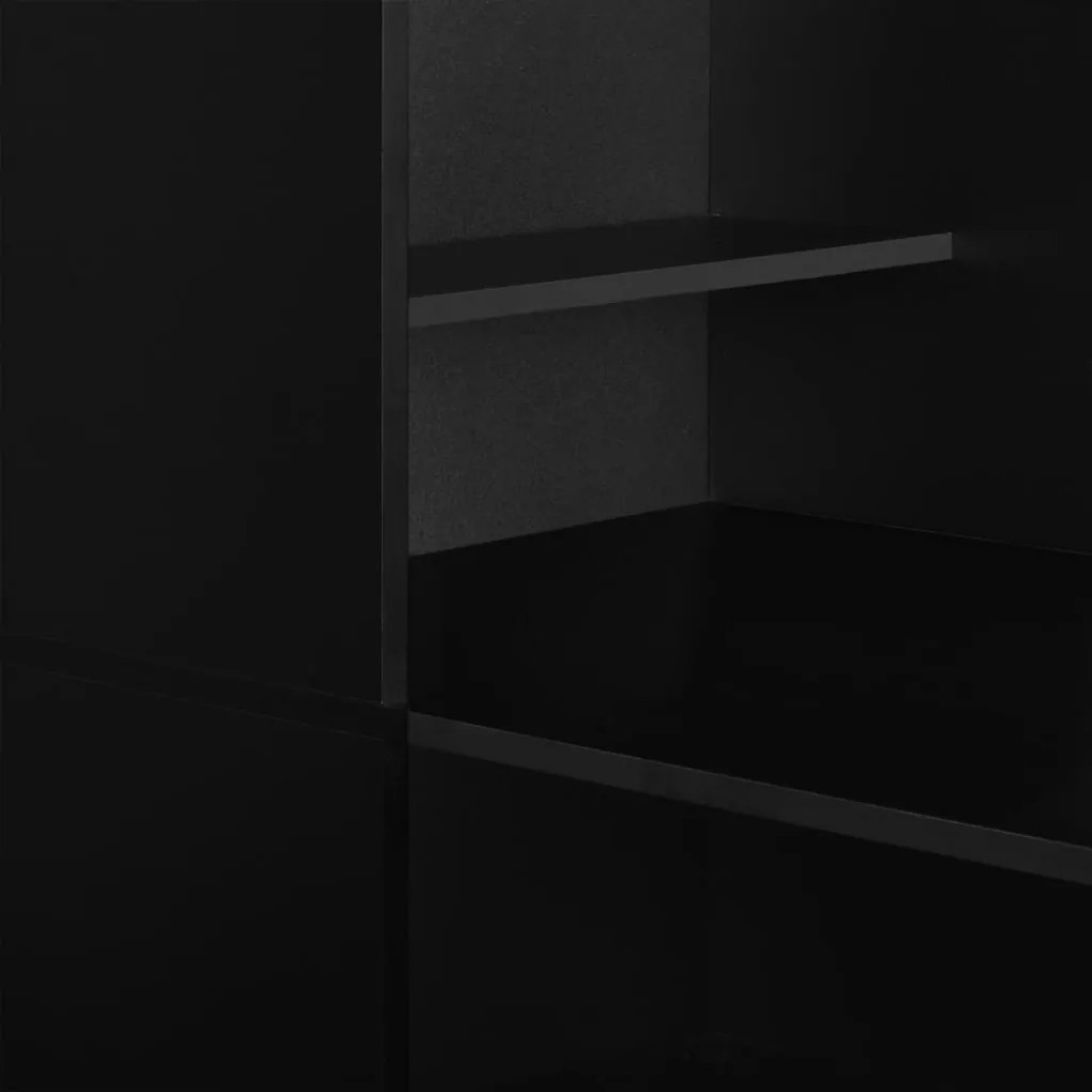 Mesa de bar com armário 115x59x200 cm preto