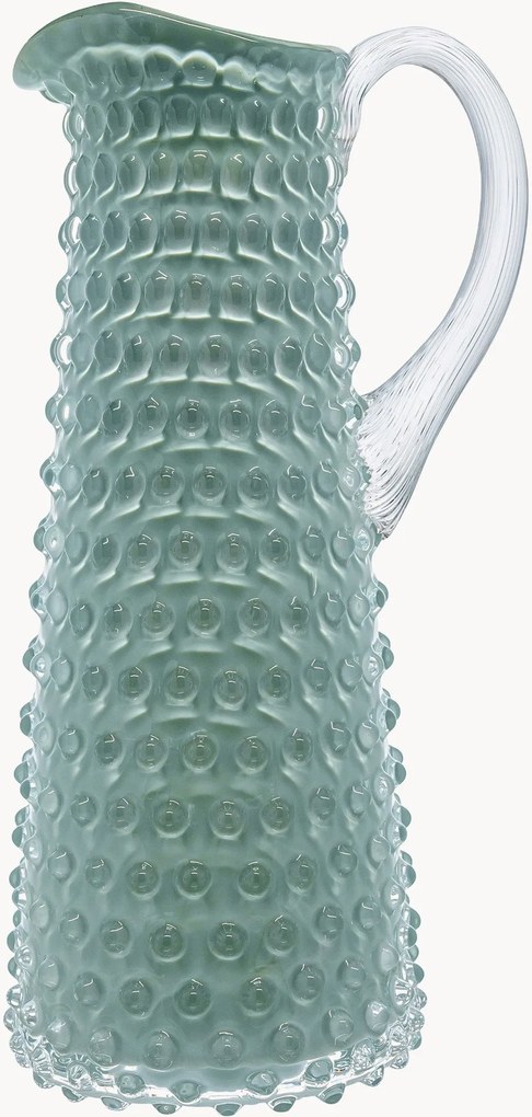 Jarro artesanal Opaline Eiffel Hobnail