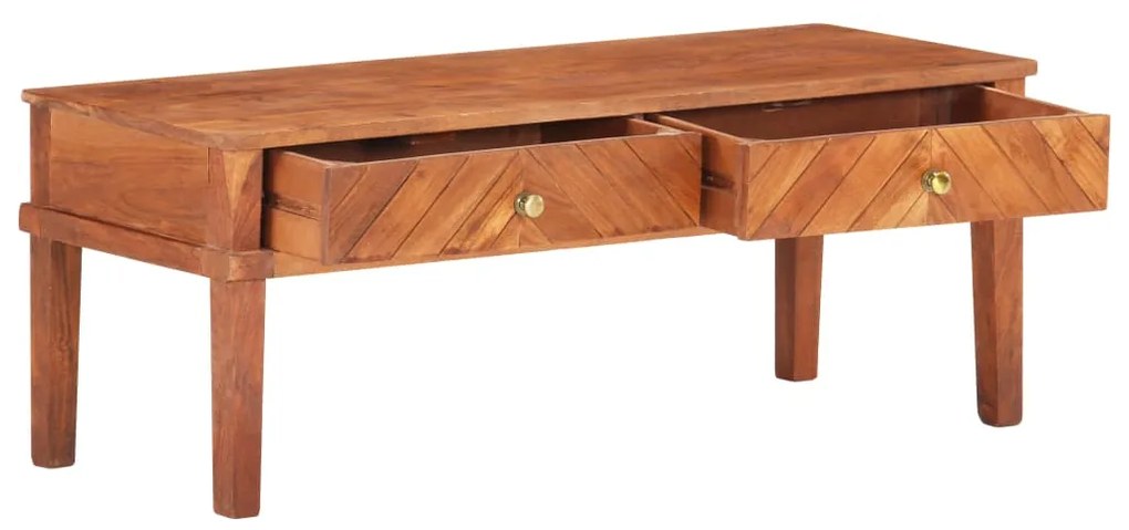 Móvel de TV 110x40x41 cm madeira de acácia maciça