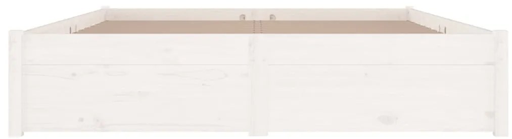 Estrutura cama c/ gavetas 180x200 cm tamanho Super King branco