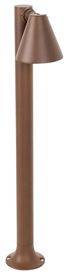 Candeeiro de exterior moderno castanho ferrugem 60 cm IP44 ajustável - Ciara Moderno