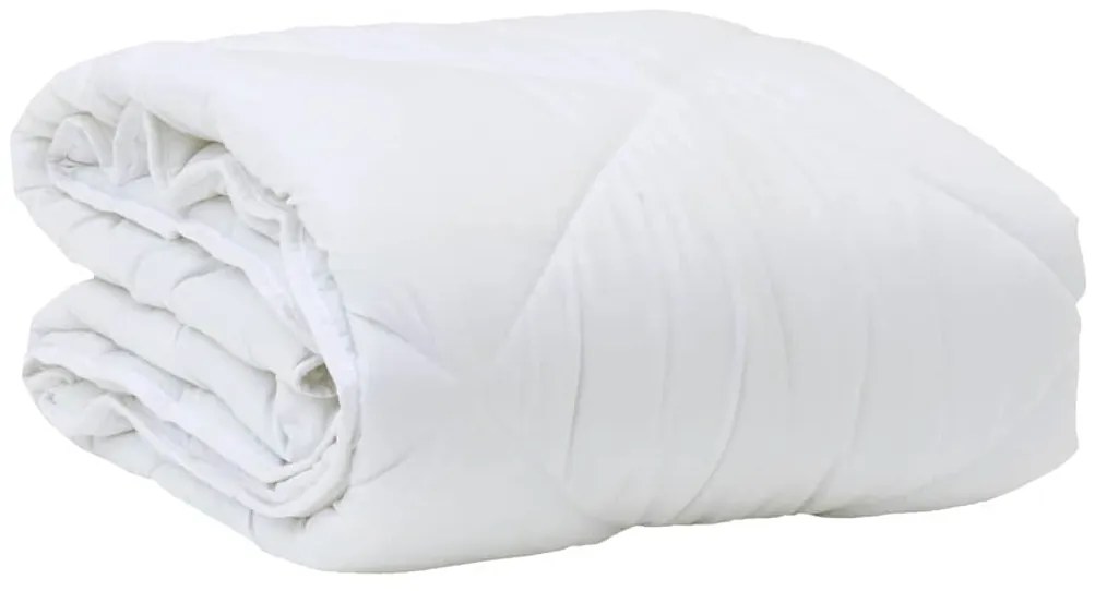 Edredom com Travesseiro 2 pcs Branco 140 x 200 cm Microfibra