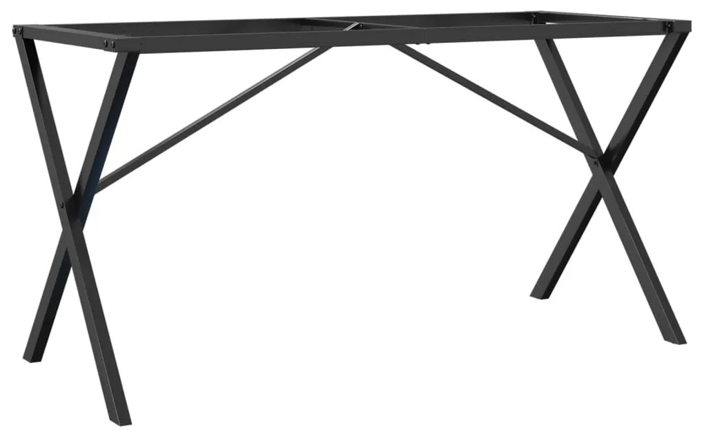 Pernas para mesa de jantar estrutura em X aço