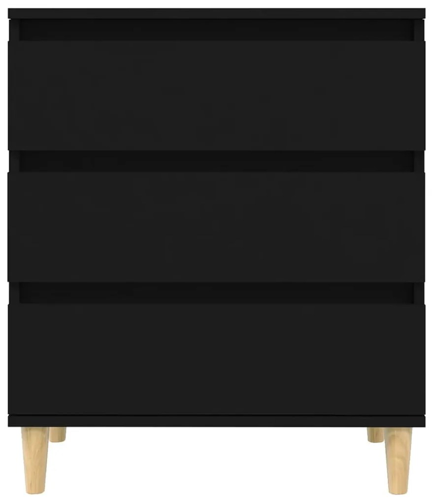 Aparador 60x35x70 cm derivados de madeira preto