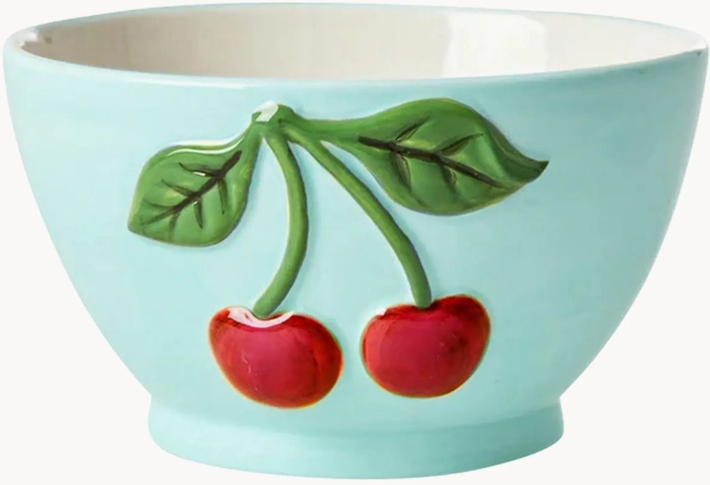 Taças pequenas em cerâmica Cherries, conjunto de 2