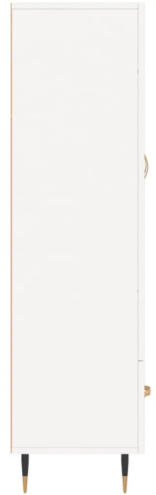 Aparador alto 69,5x31x115 cm derivados de madeira branco