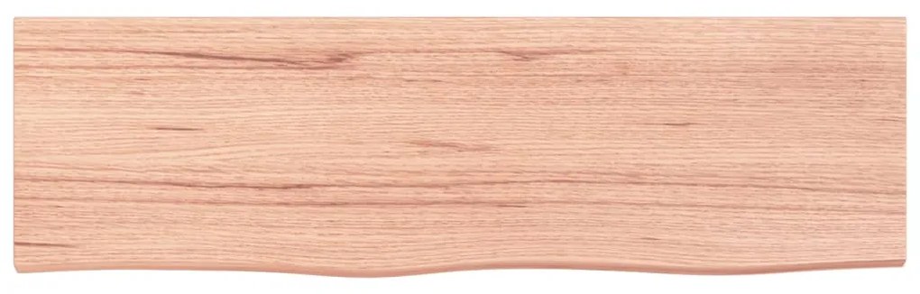 Prateleira de parede 100x30x(2-4) cm carvalho tratado castanho