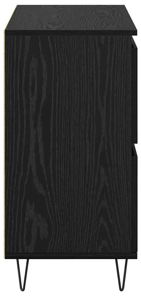 Buffet Preto 60 x 35 x 70 cm Madeira processada