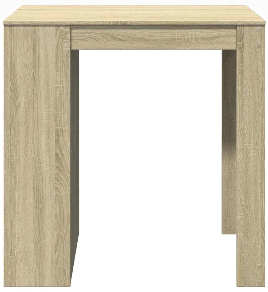 Mesa de bar 102x70x103,5cm derivados de madeira carvalho sonoma