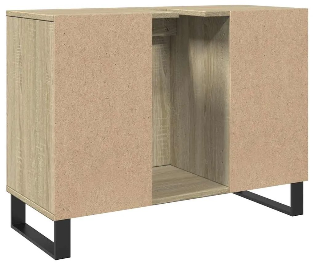Armário p/ casa banho 80x33x60cm deriv. madeira carvalho sonoma