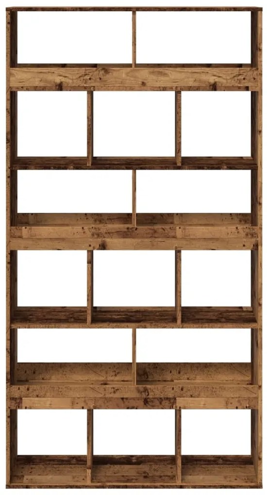 Estante 100x33x187,5 cm derivados de madeira madeira velha