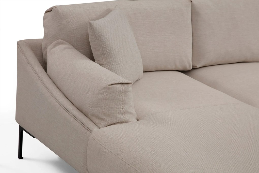 **** Sofá de Canto Leo Corner – Creme – 255 x 150 cm
**