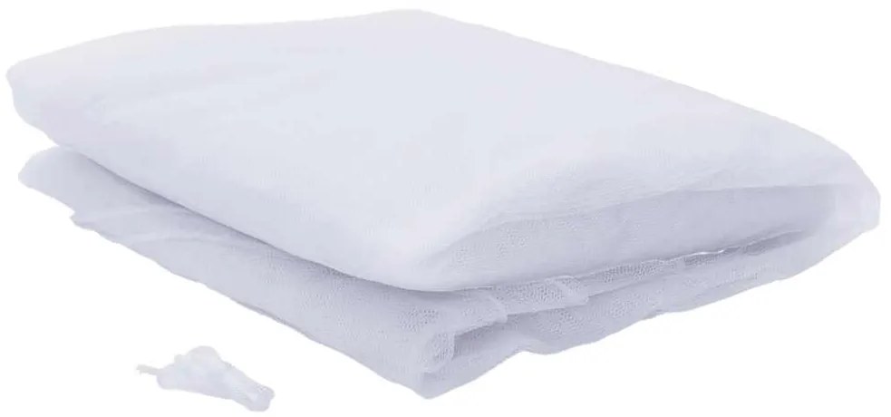 Rede mosquiteira para cama malha 220 56x56x220 cm branco