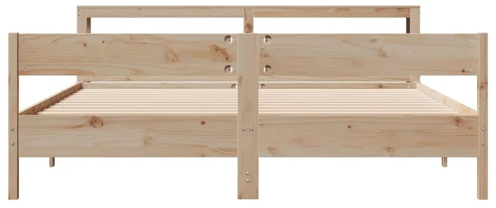 Cama sem colchão 180x200 cm madeira de pinho maciça