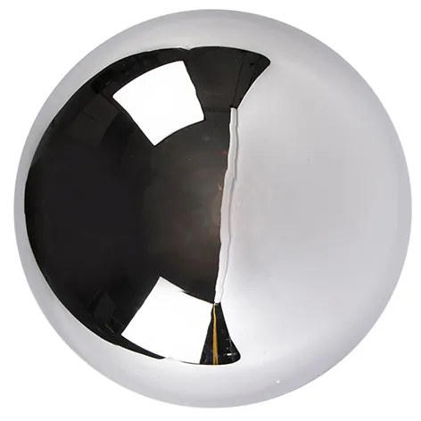 Candeeiro de teto Art Deco preto com vidro fumê - Pallon Art Deco
