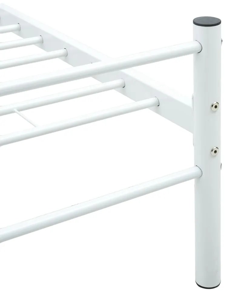 Estrutura de cama 100x200 cm metal branco