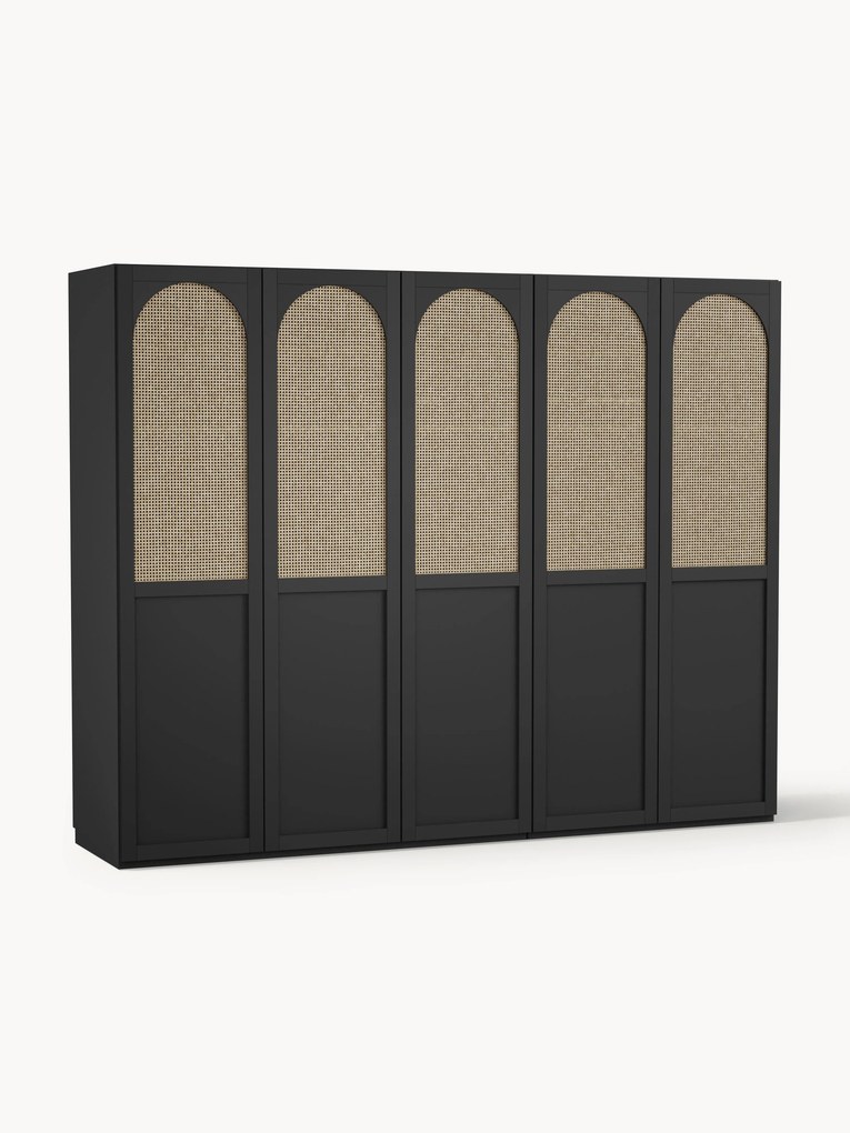 Roupeiro modular com portas articuladas Jeanne, L 250 cm, vários tamanhos