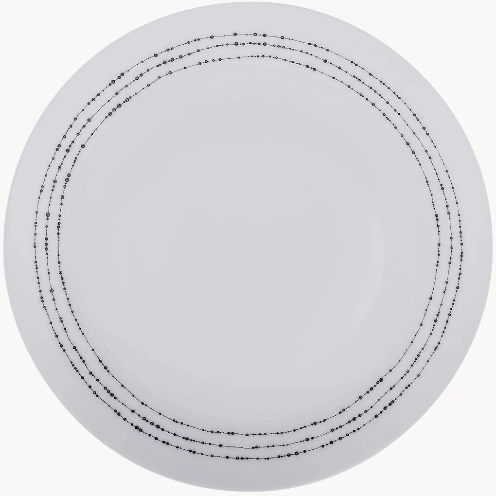 Pratos de jantar em porcelana Basic, conjunto de 4
