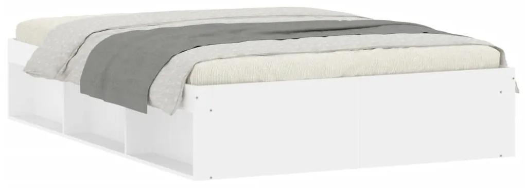 Estrutura de cama de casal 135x190 cm branco