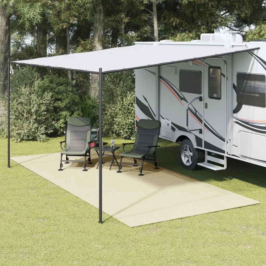 vidaXL Tenda tapete 6x2,5 m creme
