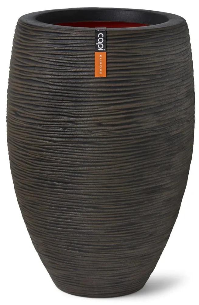 Capi Vaso Nature Rib Elegant Deluxe 45x72 cm castanho-escuro
