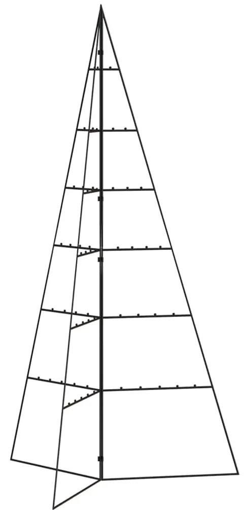 Árvore de Natal Piramide para Decoração em Metal - 140 cm