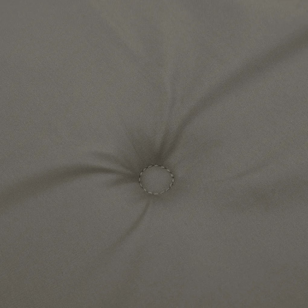 Almofadão banco jardim 120x50x7cm mesclado tecido cinza-escuro